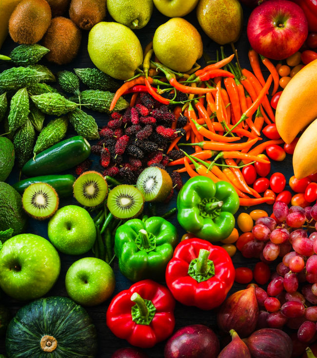 Dans notre fast food healthy : découvrez les fruits et légumes